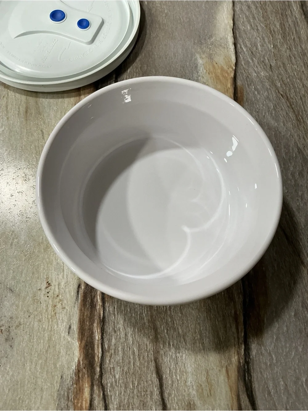 CorningWare French White F-16-B 16 Oz 500mL Round Baking Dish Vented Storage Lid